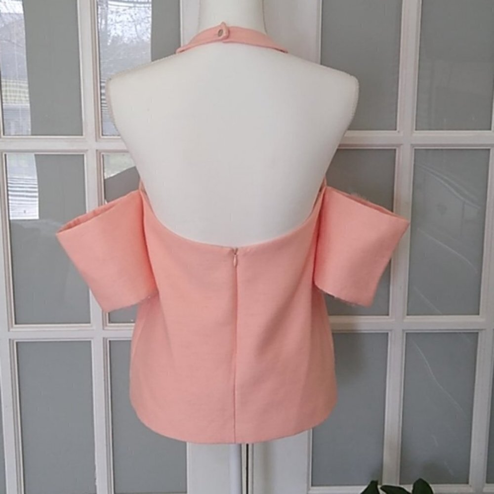 C/MEO Collective Perfect Lie Top in Peach/Pink - Picture 10 of 16